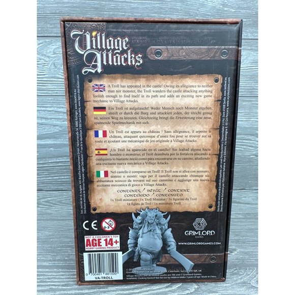 Village Attacks : The Troll Expansion Table Top RPG Board Game Figure 2017 - Picture 3 of 6
